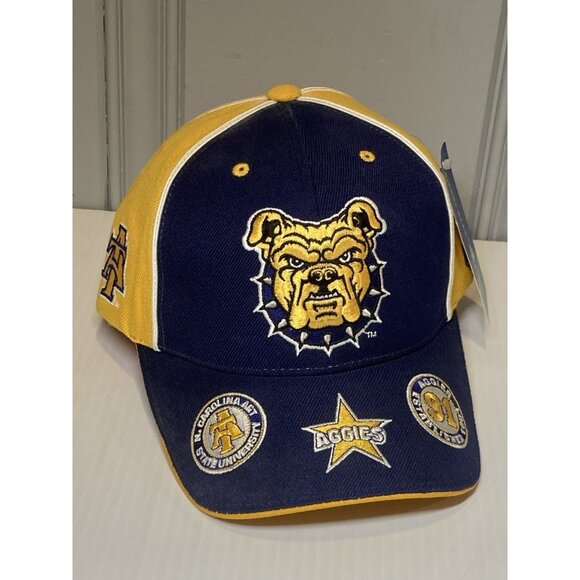 Big Boy Gear North Carolina A&T Aggies Mens Strapback Hat Cap Embroidered Vtg - Picture 1 of 9